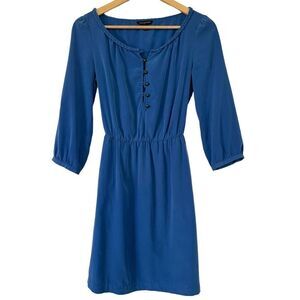 Banana Republic Blue Midi Dress Elegant Style